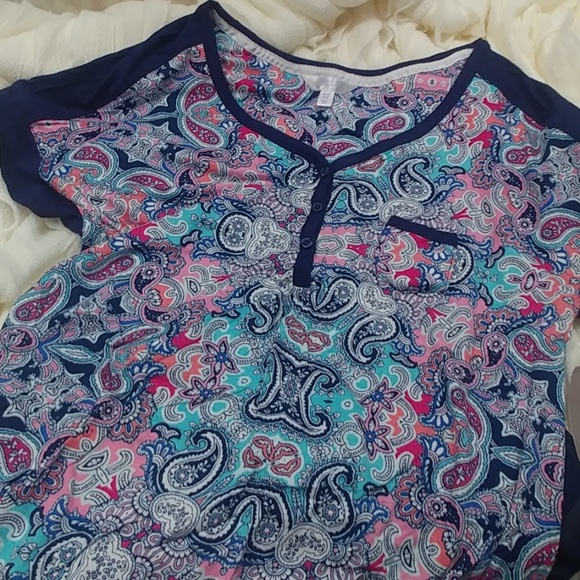 Secret Treasures Other - Beautiful Paisley Nightshirt! Secret Treasures Other - Beautiful Paisley Nightshirt!